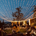 15m Fire Flame LED String Light Kit, Flickering Flame Bulb Effect