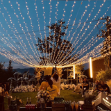 15m Fire Flame LED String Light Kit – Flickering Flame Bulb Effect