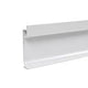 LED Skirting Aluminium Profile, White housing, Length: 3 Meters