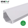Gypsum LED Cove Light 45 Degree Corner Aluminum Profile, 1 Meter