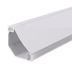 Ener-J 2m Gypsum LED Cove Light 45 Degreesâ Corner Aluminum Profile, White Finish