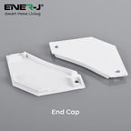 Ener-J 2m Gypsum LED Cove Light 45 Degreesâ Corner Aluminum Profile, White Finish