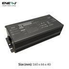 ENER-J Waterproof 100W 24V Power Supply, Constant Voltage LED Driver (IP65/IP67 Rated)