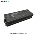 ENER-J Waterproof 200W 24V Power Supply, Constant Voltage LED Driver (IP65/IP67 Rated)