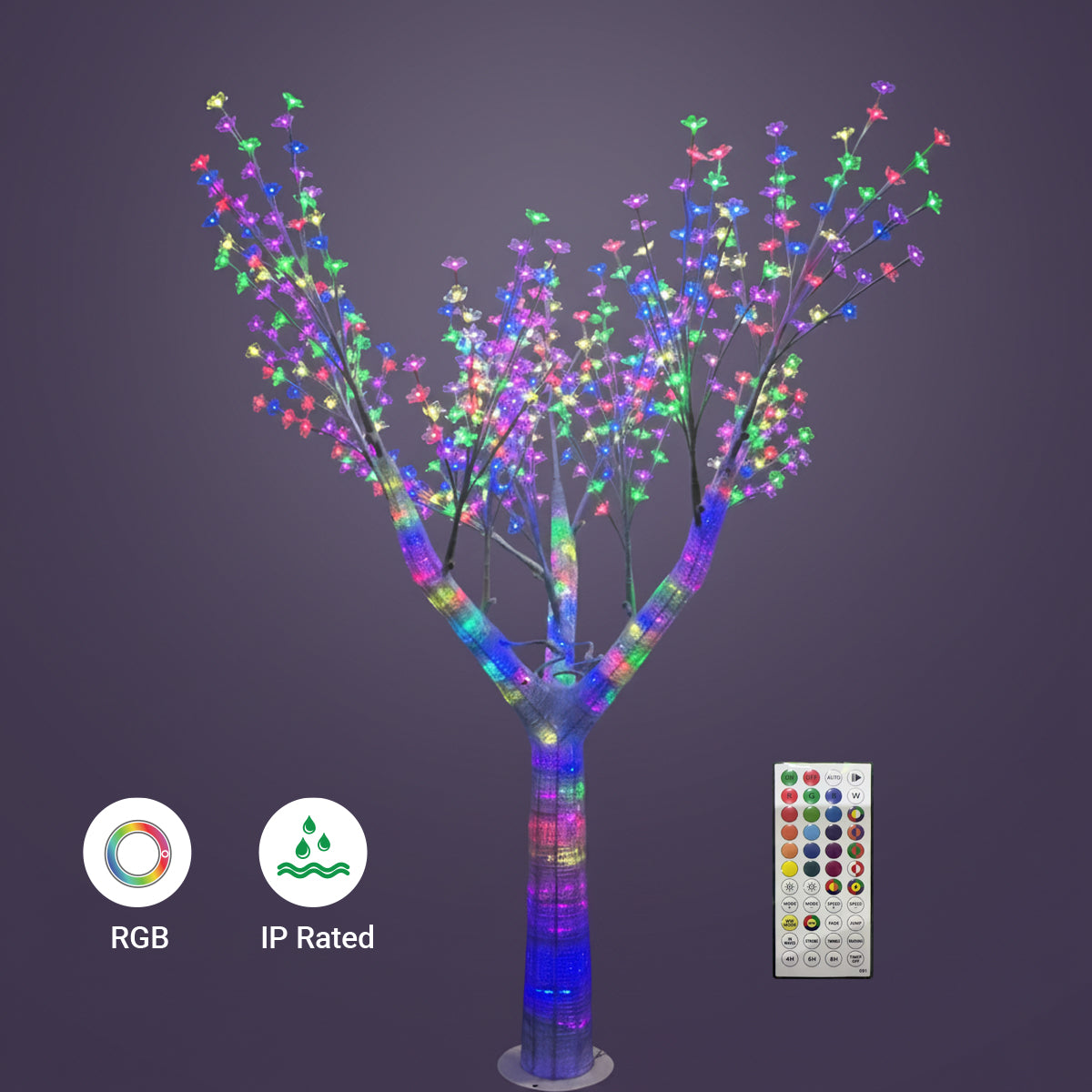 Customizable Led Tree 1.9 Meter LED Tree With 588 LEDs, RGB With Remote, IP65