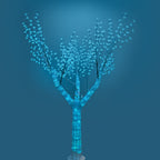 1.9 Meter LED Tree With 588 LEDs, RGB With Remote, IP65