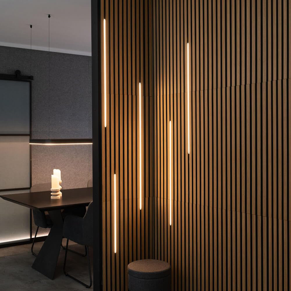 ENER-J Smart LED Strip Kit (2pc) for Soundproof Acoustic Panels, Dimmable & App/Voice Controlled