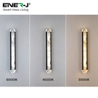 Ener-J 60cm Designer Outdoor LED Wall Light – 16W CCT Tunable & Dimmable – IP65