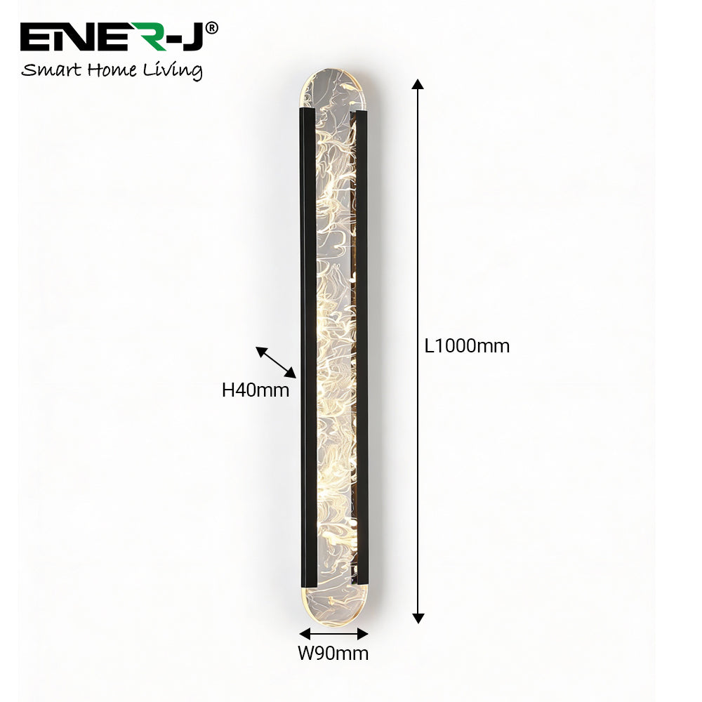 Ener-J 100cm Designer Outdoor LED Wall Light – 42W CCT Tunable & Dimmable – IP65