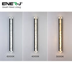Ener-J 100cm Designer Outdoor LED Wall Light – 42W CCT Tunable & Dimmable – IP65
