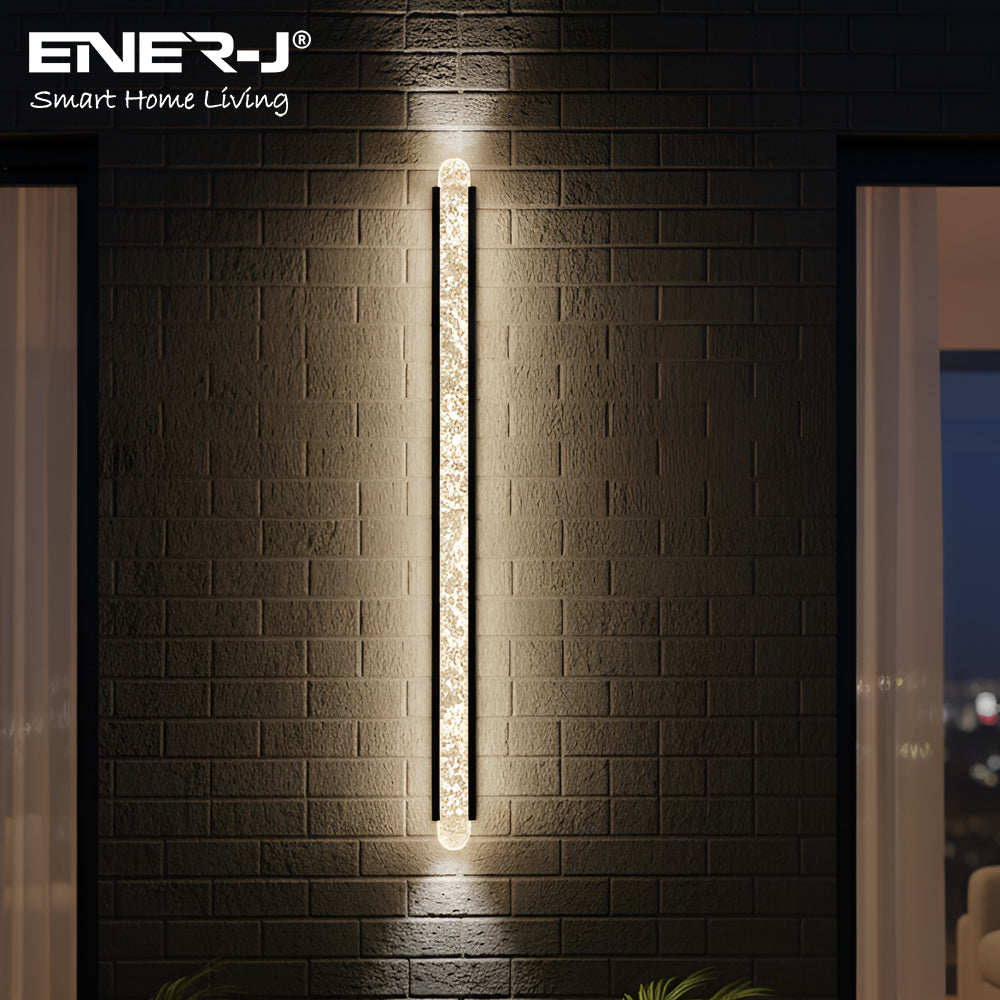 Ener-J 100cm Designer Outdoor LED Wall Light – 42W CCT Tunable & Dimmable – IP65