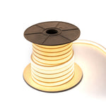 30 Meters 24V Silicon Neon Strip, Size: 10x10mm, IP65. Includes 30pcs Clips & 5 connector cable, Warm White