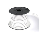 30 Meters 24V Silicon Neon Strip, Size: 10x10mm, IP65. Includes 30pcs Clips & 5 connector cable, White