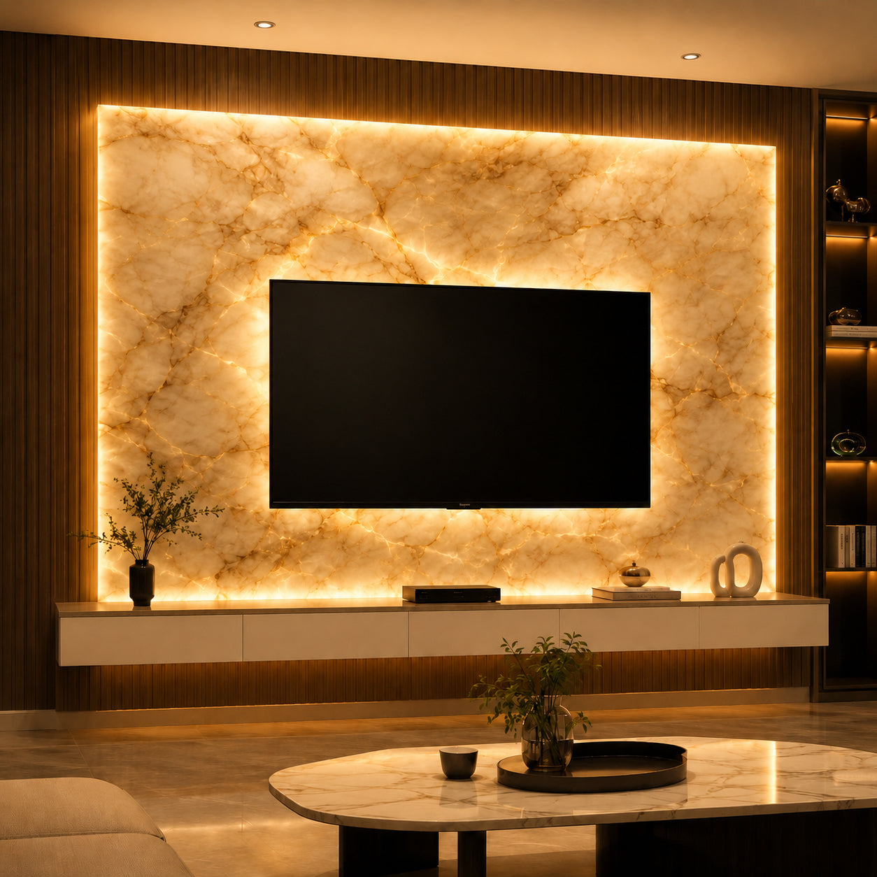 240mm × 500mm LED Backlit LED Lens Board, 3000K