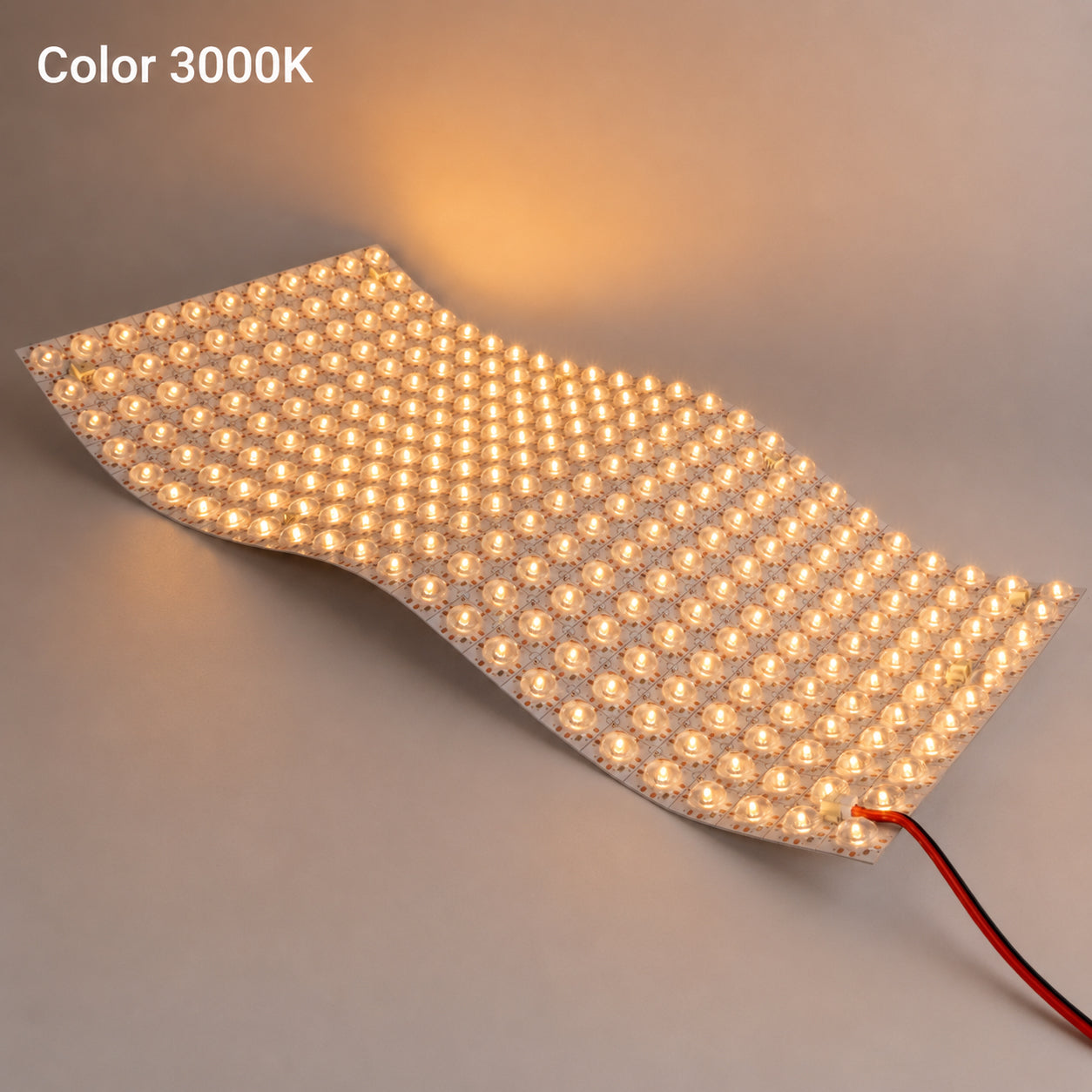 240mm × 500mm LED Backlit LED Lens Board, 3000K