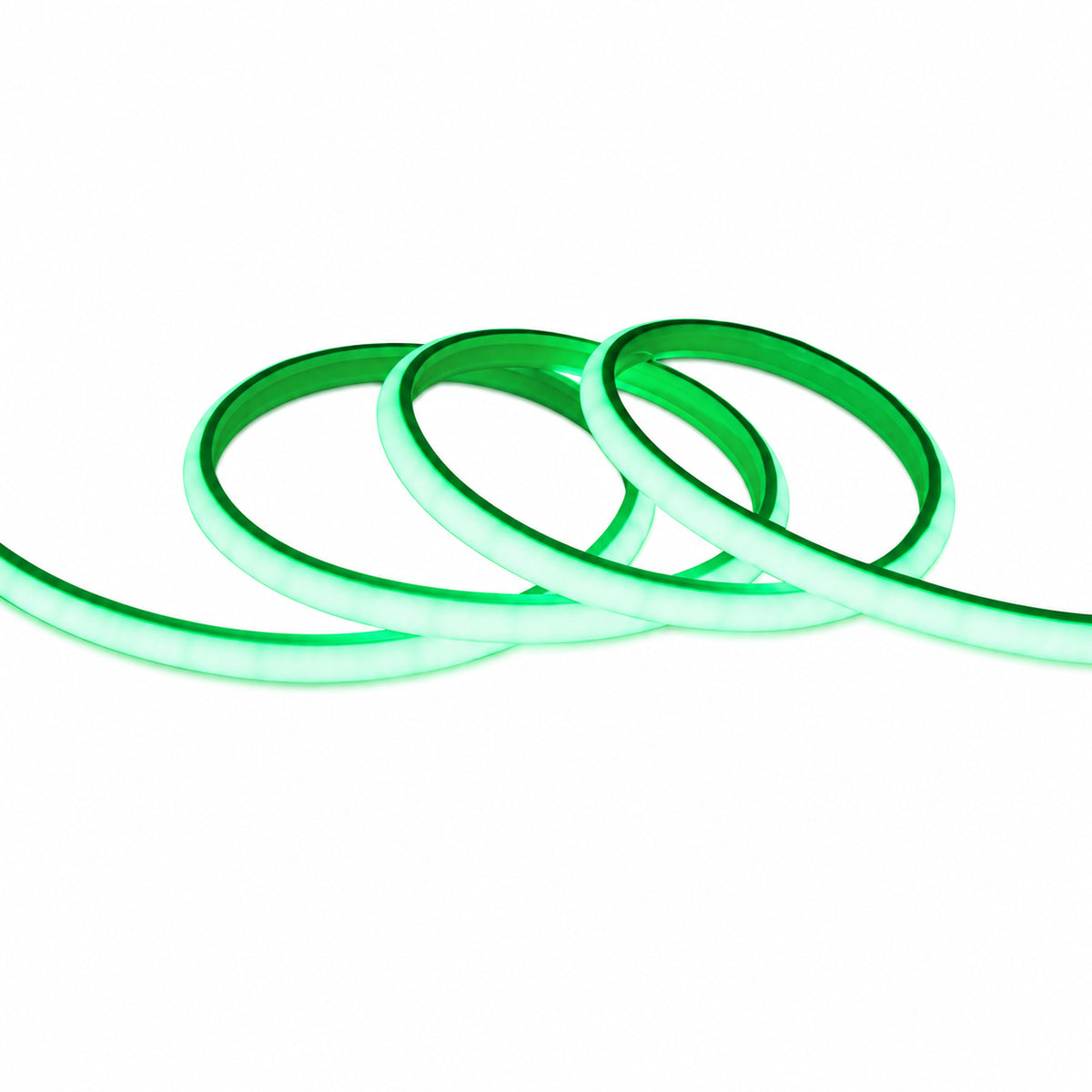 10M FCOB Neon Rope Light Kit, 10W/M, 800Lm/M, Green