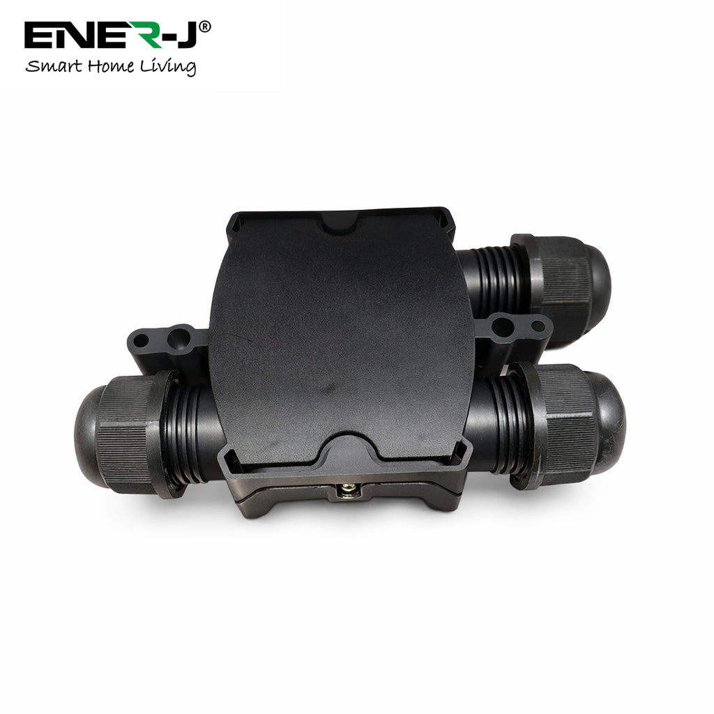 Junction Box Cable Connector Waterproof Outdoor/External Junction Box Cable Connector Sleeve ‚àö√≤ 5mm-10mm (3 Way Black) Pack of 5