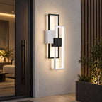 Ener-J 25W Geometric Halo LED Wall Light | CCT Switch 3000K-6000K | IP44 Rated