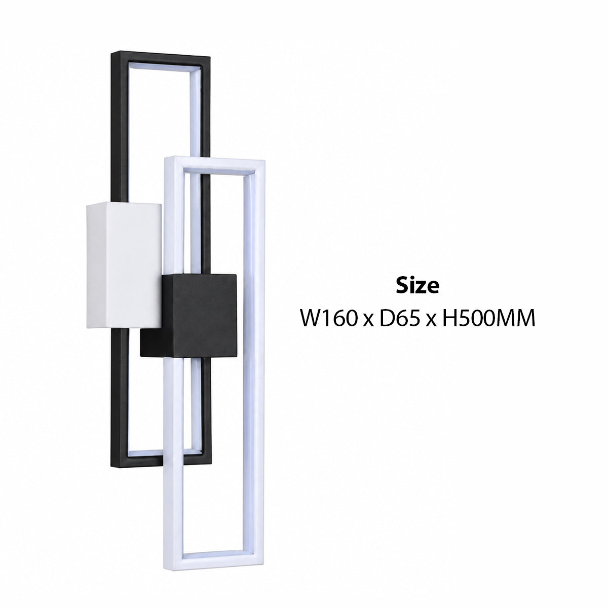 Ener-J 25W Geometric Halo LED Wall Light | CCT Switch 3000K-6000K | IP44 Rated