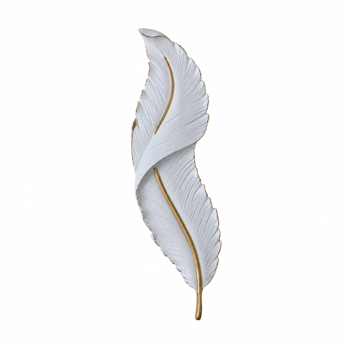 Ener-J 18W Elegant Feather LED Wall Light | CCT Switch 3000K-6000K | IP44 Rated