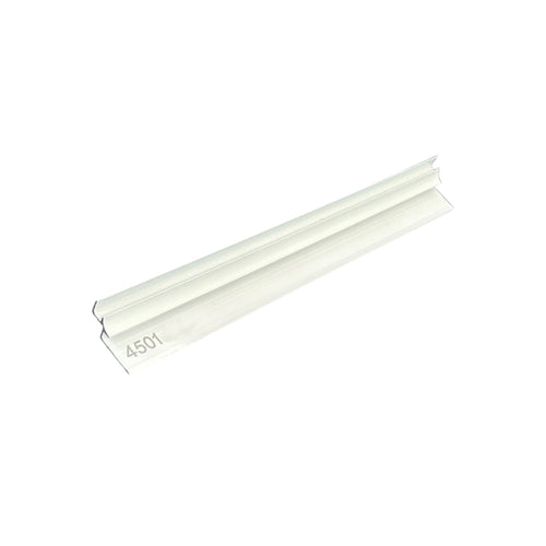 Aluminium Internal Corner Line Trims for 4mm  SPC Wall Panels, White Size: 25 x 16 x 3000 mm  (Pack of 2)