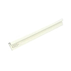 Aluminium Closing Edge Line End Trims for 4mm  SPC Wall Panels, White Size: 17 x 6 x 3000 mm (Pack of 2)