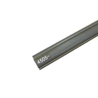 Aluminium Embedded Skirting Trims (2.2 cms height) for 4mm SPC Wall Panels, White Size: 25 x 10 x 3000 mm (Pack of 2)