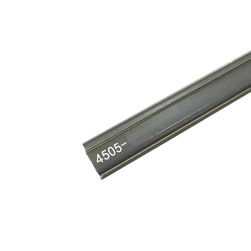 Aluminium Embedded Skirting Trims (2.2 cms height) for 4mm SPC Wall Panels, White Size: 25 x 10 x 3000 mm (Pack of 2)