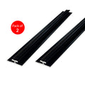 Invisible line Aluminium Trims for 8mm Charcoal boards, Black Size: 3000 mm (Pack of 2)