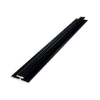 Invisible line Aluminium Trims for 8mm Charcoal boards, Black Size: 3000 mm (Pack of 2)