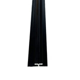 Invisible line Aluminium Trims for 8mm Charcoal boards, Black Size: 3000 mm (Pack of 2)