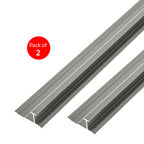 I-Bar Aluminium Trims for 8mm Charcoal boards, Silver Size: 3000 mm (Pack of 2)