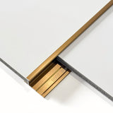 I-Bar Aluminium Trims for 8mm Charcoal boards, Gold Size: 3000 mm (Pack of 2)