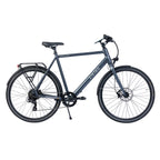 Ener-J Gents 700C 7 Speed Electric Bike Grey 36V 250W Medium – Bafang Motor City E-Bike