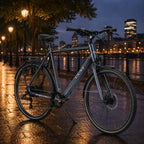 Ener-J Gents 700C 7 Speed Electric Bike Grey 36V 250W Medium – Bafang Motor City E-Bike