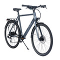 Ener-J Gents 700C 7 Speed Electric Bike Grey 36V 250W Large – Bafang Motor City E-Bike
