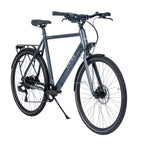 Ener-J Gents 700C 7 Speed Electric Bike Grey 36V 250W Large – Bafang Motor City E-Bike