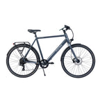 Ener-J Gents 700C 7 Speed Electric Bike Grey 36V 250W Large – Bafang Motor City E-Bike