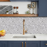 Self-Adhesive 3D Mosaic Hexagon Backsplash Tiles