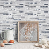 Aluminum Thin Subway Tiles | Peel and Stick Kitchen Backsplash Tiles | Stick On Wall Tiles