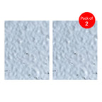Wave-Pattern Metallic Finish WPC Boards (2.44m x 1.22m x 5mm) for Modern Interiors, Silver (Pack of 2)