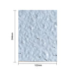 Wave-Pattern Metallic Finish WPC Boards (2.44m x 1.22m x 5mm) for Modern Interiors, Silver (Pack of 2)