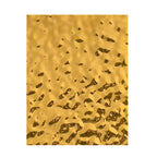 Wave-Pattern Metallic Finish WPC Boards (2.44m x 1.22m x 5mm) for Modern Interiors, Gold (Pack of 2)