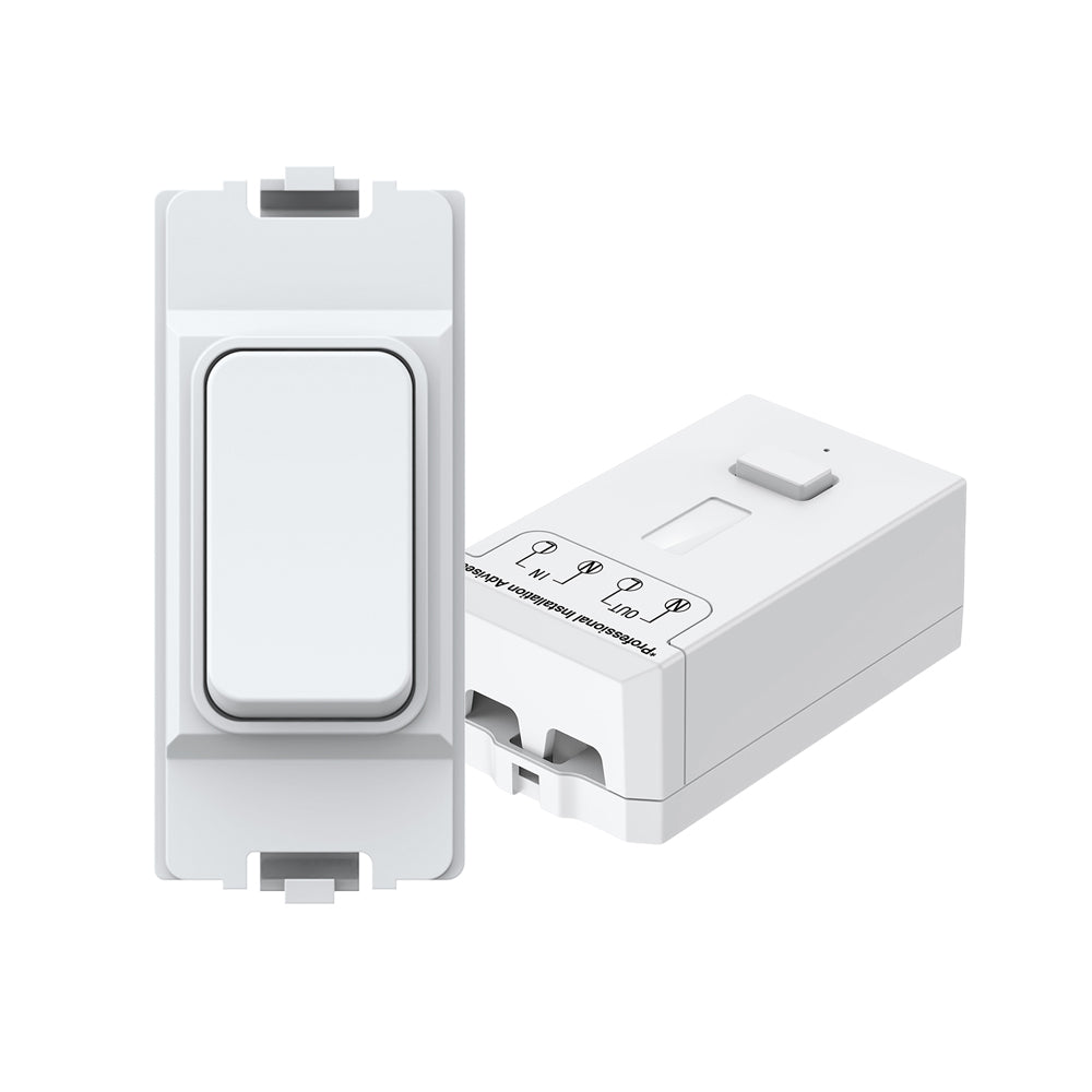 Kinetic Rj100 Wireless & Batteryless Kinetic Grid Switch,Pro + 500W RF Receiver (can