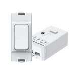 Wireless & Batteryless Kinetic Grid Switch,Pro + 500W RF + WiFi Receiver (can fit into MK plate)