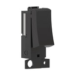 1 Gang Wireless Kinetic Switch, CLICK Minigrid Style, Black Body (PRO Series)