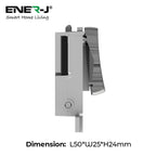 1G Grid Switch Compatible with Click MiniGrid Satin Chrome Finish