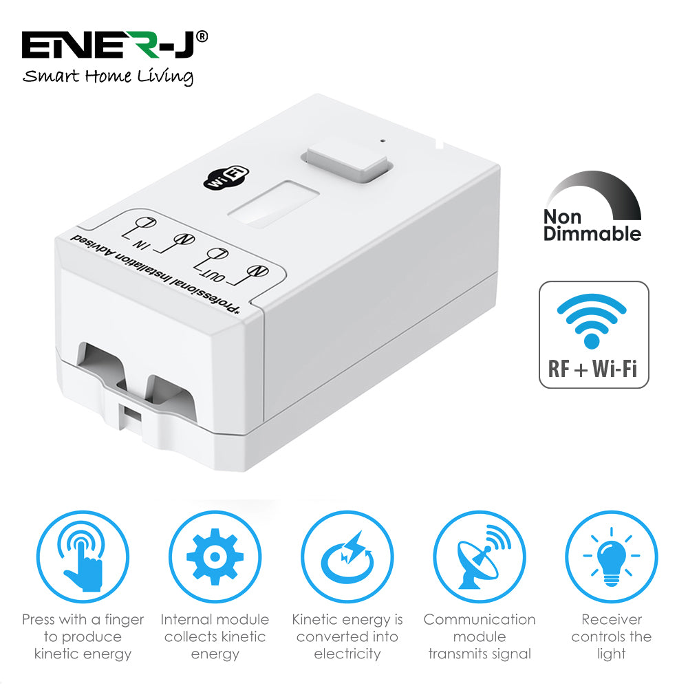 Grid Switch, Pro + 500W RF+WiFi Receiver (can fit into Click mini plate)