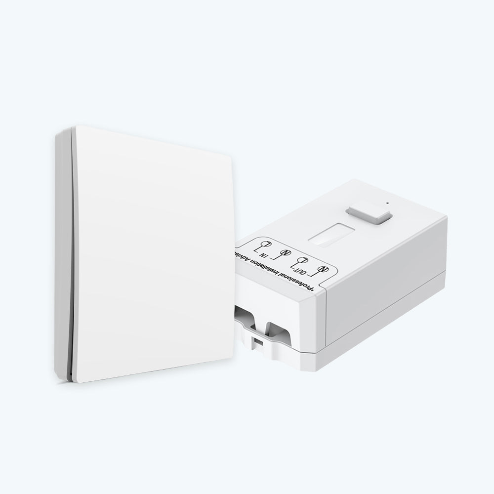 Wireless Kinetic 1 Gang Switch & Dimmable Wi-Fi Receiver | ECO Series
