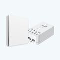 Ener-J 1 Gang Wireless Kinetic Switch and 500W RF Receiver Kit, ECO Series, White Finish